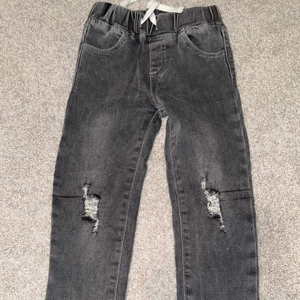 Little Bipsy Gray Denim Jeans